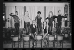 Dancers in rehearsal for the stage production Cabaret