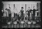 Dancers in rehearsal for the stage production Cabaret