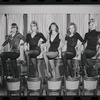 Dancers in rehearsal for the stage production Cabaret