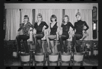 Dancers in rehearsal for the stage production Cabaret