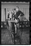 Dancers in rehearsal for the stage production Cabaret