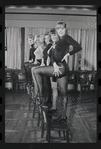 Dancers in rehearsal for the stage production Cabaret