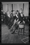 Dancers in rehearsal for the stage production Cabaret