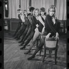 Dancers in rehearsal for the stage production Cabaret