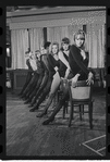 Dancers in rehearsal for the stage production Cabaret