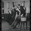 Dancers in rehearsal for the stage production Cabaret
