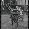 Dancers in rehearsal for the stage production Cabaret