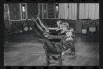 Dancers in rehearsal for the stage production Cabaret