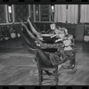 Dancers in rehearsal for the stage production Cabaret