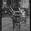 Dancers in rehearsal for the stage production Cabaret