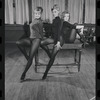 Dancers in rehearsal for the stage production Cabaret