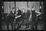 Ronald Field and dancers in rehearsal for the stage production Cabaret