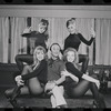 Joel Grey and dancers in rehearsal for the stage production Cabaret