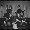 Joel Grey and dancers in rehearsal for the stage production Cabaret