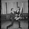 Ronald Field and dancer in rehearsal for the stage production Cabaret