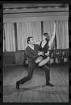 Ronald Field and dancer in rehearsal for the stage production Cabaret