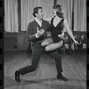 Ronald Field and dancer in rehearsal for the stage production Cabaret