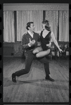 Ronald Field and dancer in rehearsal for the stage production Cabaret