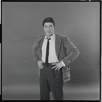 Bert Convy in rehearsal for the stage production Cabaret