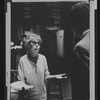 Lotte Lenya and Bert Convy in rehearsal for the stage production Cabaret