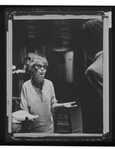 Lotte Lenya and Bert Convy in rehearsal for the stage production Cabaret