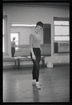 Dancer in rehearsal for the stage production Flora, the Red Menace