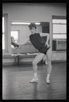 Dancer in rehearsal for the stage production Flora, the Red Menace