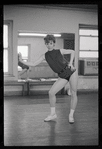 Dancer in rehearsal for the stage production Flora, the Red Menace