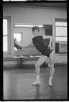 Dancer in rehearsal for the stage production Flora, the Red Menace