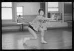 Dancer in rehearsal for the stage production Flora, the Red Menace