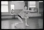 Dancer in rehearsal for the stage production Flora, the Red Menace