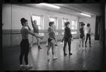 Dancers in rehearsal for the stage production Flora, the Red Menace