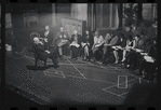 Flora, the Red Menace, rehearsal