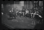 Flora, the Red Menace, rehearsal