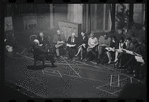 Flora, the Red Menace, rehearsal
