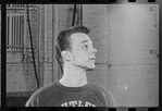 Dancer in rehearsal for the stage production Flora, the Red Menace