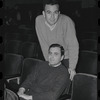 John Kander and Fred Ebb in rehearsal for the stage production Flora, the Red Menace