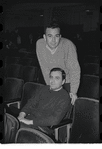 John Kander and Fred Ebb in rehearsal for the stage production Flora, the Red Menace