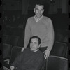 John Kander and Fred Ebb in rehearsal for the stage production Flora, the Red Menace