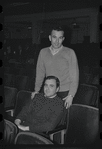 John Kander and Fred Ebb in rehearsal for the stage production Flora, the Red Menace