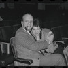 Harold Prince and Lee Theodore in rehearsal for the stage production Flora, the Red Menace