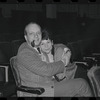 Harold Prince and Lee Theodore in rehearsal for the stage production Flora, the Red Menace