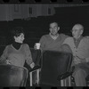 Lee Theodore, Fred Ebb and George Abbott in rehearsal for the stage production Flora, the Red Menace