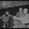 Fred Ebb and George Abbott in rehearsal for the stage production Flora, the Red Menace