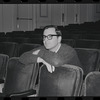 John Kander in rehearsal for the stage production Flora, the Red Menace