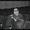 John Kander in rehearsal for the stage production Flora, the Red Menace