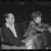 William Eckart and Jean Eckart in rehearsal for the stage production Flora, the Red Menace
