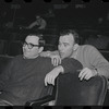John Kander and Fred Ebb in rehearsal for the stage production Flora, the Red Menace