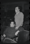 John Kander and Fred Ebb in rehearsal for the stage production Flora, the Red Menace