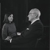 Liza Minnelli and George Abbott in rehearsal for the stage production Flora, the Red Menace